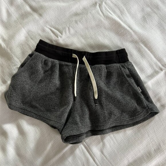 Feat Women's Small Blanketblend Shorts Tie Dye High Rise Fuzzy Drawstring - 0347 - Picture 3 of 6